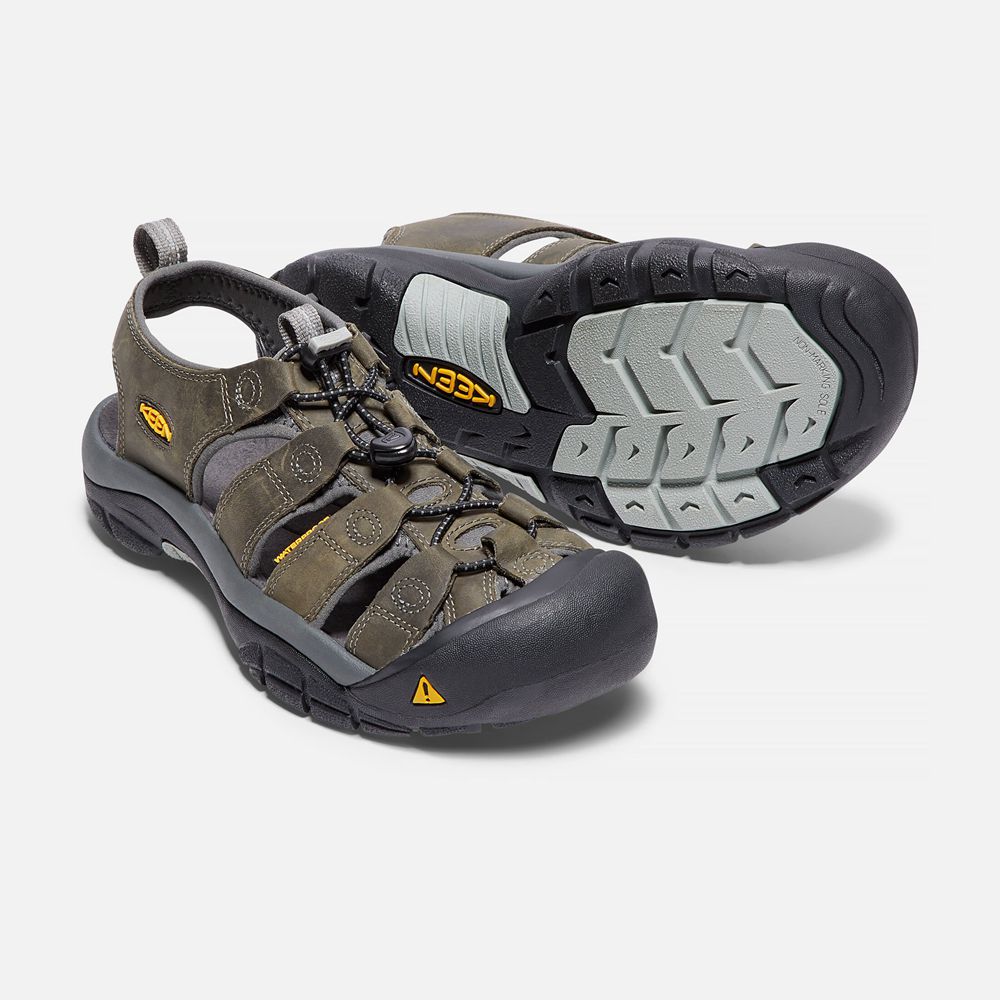 Sandalias Trekking Keen Mexico Grises Oscuro - Hombre Newport - IR0734259